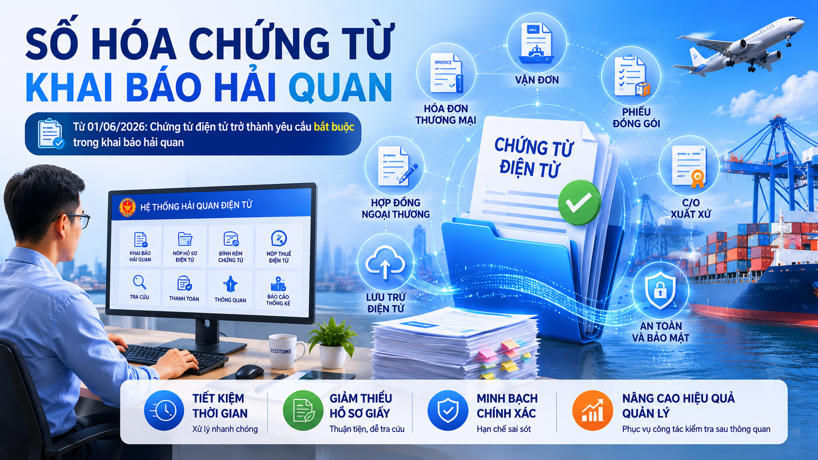 Số hóa chứng từ hải quan