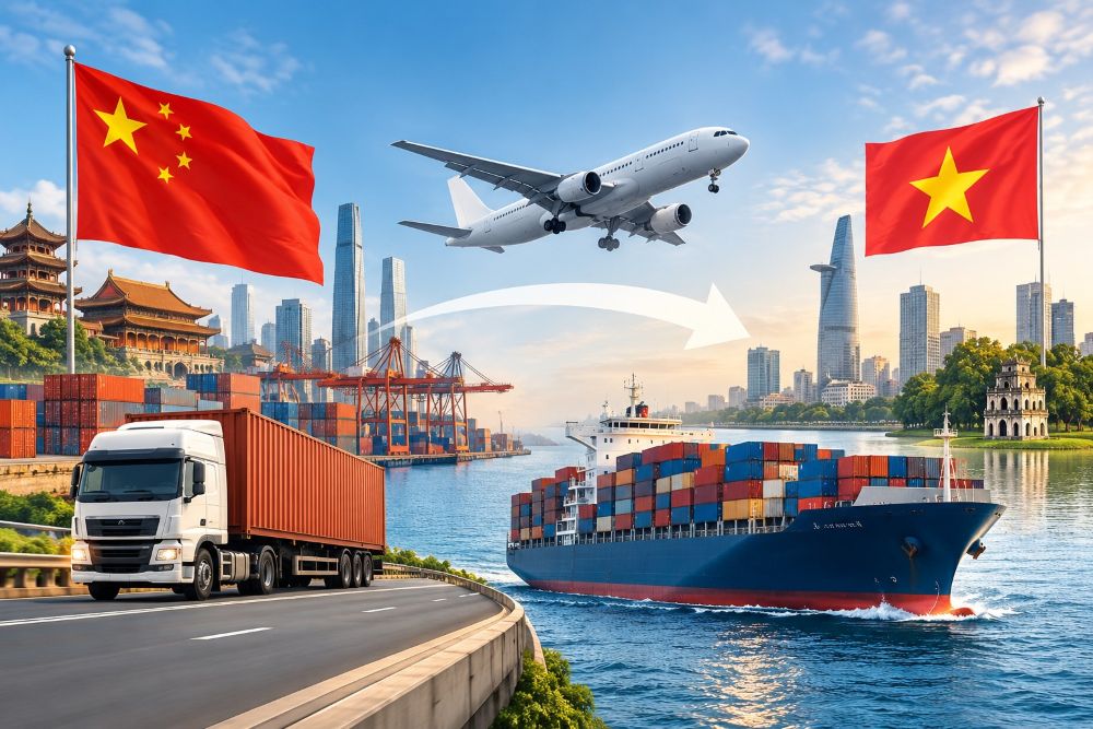 Cách vận chuyển hàng từ Trung Quốc về Việt Nam hiệu quả