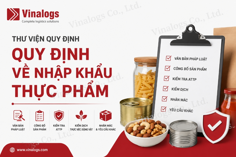 Quy định về nhập khẩu thực phẩm