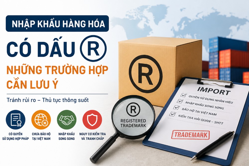 Nhập khẩu hàng có chữ R