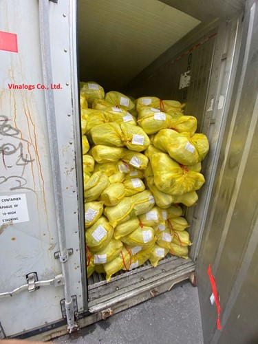 Mở containẻ lấy mẫu rau làm kiểm dịch và an toàn thực phẩm